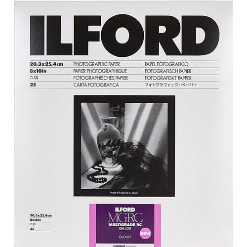 Ilford Multigrade RC Deluxe Photographic Paper (Glossy, 8 x 10