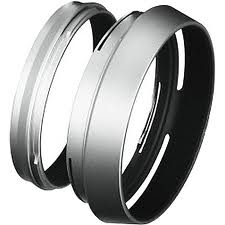 Fujifilm LH-X100 Lens Hood and Ring - Silver