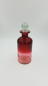 Prinz 2.75" x 7.25" Dark Red Ombre Boutique Glass