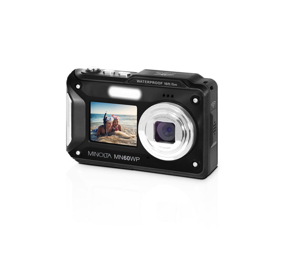 MINOLTA 48MP/4K/Wifi Waterproof Camera - Black (50806)