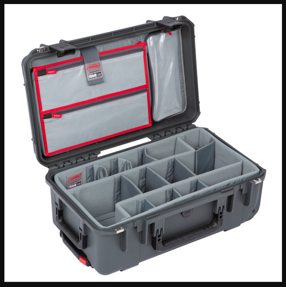 SKB Case 3I-2011-7 w/ Dividers & Lid Organizer (Dark Gray)