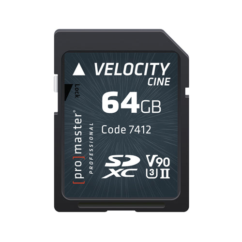 PRO VELOCITY CINE SDXC 64GB UHS-II V90 (7412)