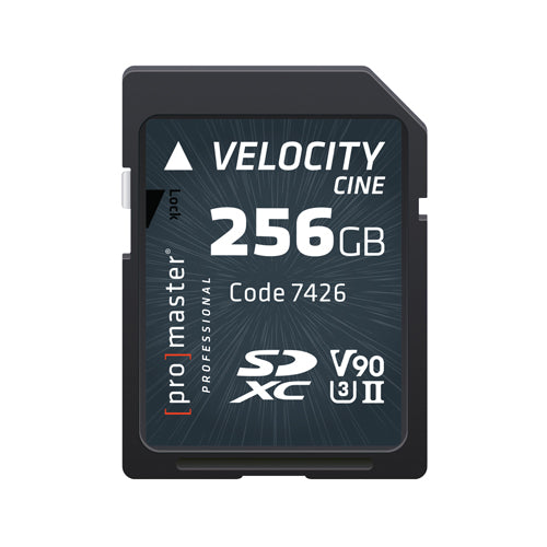SDXC 256GB Velocity CINE (7426)