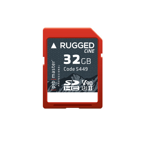 PRO Rugged CINE SDHC 32GB UHS-II V-90 (5449)