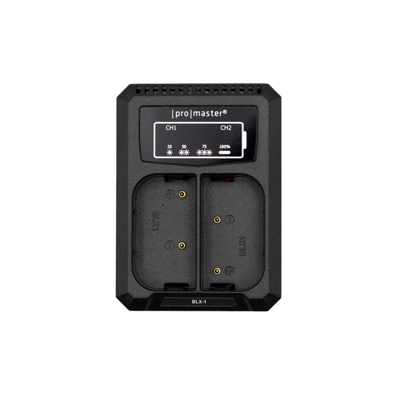 PRO Dually Charger Olympus OM BLX-1 (61579)
