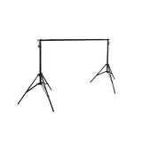PRO TELESCOPING BACKDROP STAND SET - 2 STANDS & BAR (9811)