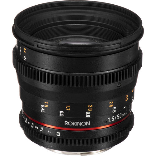 Used Rokinon Lens 50mm t/1.5 Cine  Sony E SLC