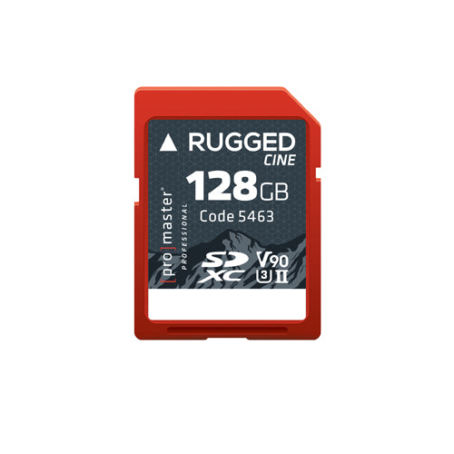 PRO SDXC 128GB Rugged CINE UHS-II V90 (5463)