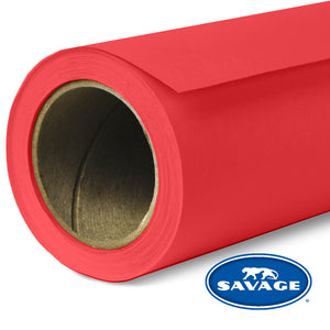 SAVAGE PAPER BACK DROP 107 - PRIMARY RED