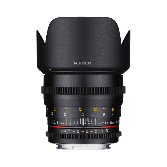 Rokinon Lens 50mm t/1.5 Cine  (Canon Mount) Rental - Provo