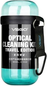 VSGO Optical Cleaning Kit Travel Edition (Blower + Lens Pen + Suede Cloth + 5 Lens Cleaning Cloths + 30ml Lens Cleaner + 10 Wet Wipes)