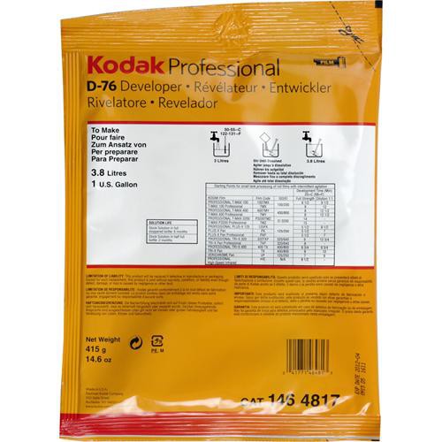 Kodak D-76 B&W Developer (Powder) - 1 gallon