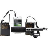AZDEN LAVALIER LAPEL VHF WIRELESS & SMX-10 SHOTGUN MIC KIT (WHD-PRO + i)