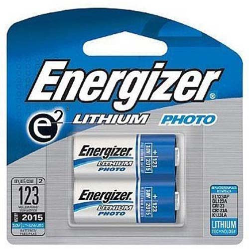 Energizer Battery 123A 2pkg