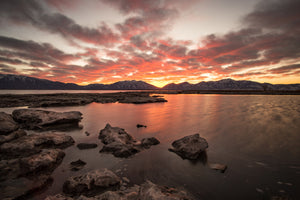 Sunrise at Lincoln Beach - Utah Lake