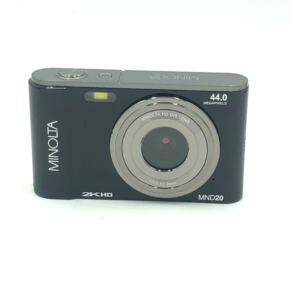 MINOLTA 44 MP/2.7K Ultra HD Digital Camera - Black (50333)