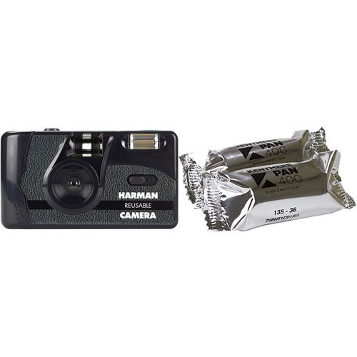 Harman Reusable 35mm Film Camera (w/ 2 rolls of Kentmere 400)