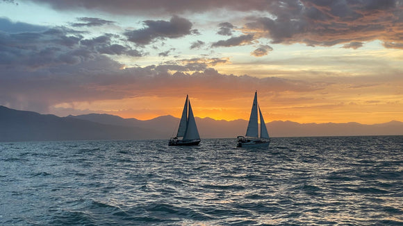 Sailing into the Sunset - Utah Lake