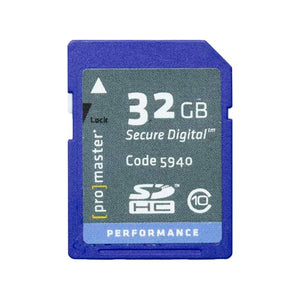 PRO SD CARD PERFORMANCE - 32GB (163X 24R/17W, 5940)disc.